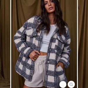 12th Tribe Plaid Shacket